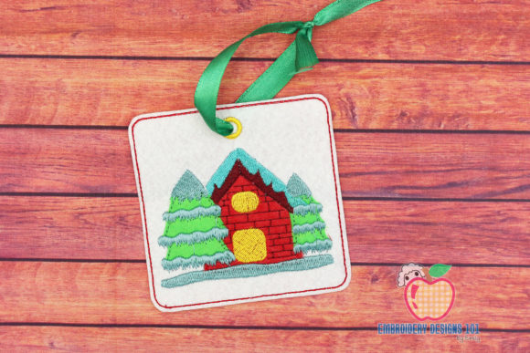 Christmas House Covered with Snow ITH: A Designer's Review