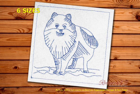 Pomeranian Dog Embroidery Review for Seasonal Holiday Gifts